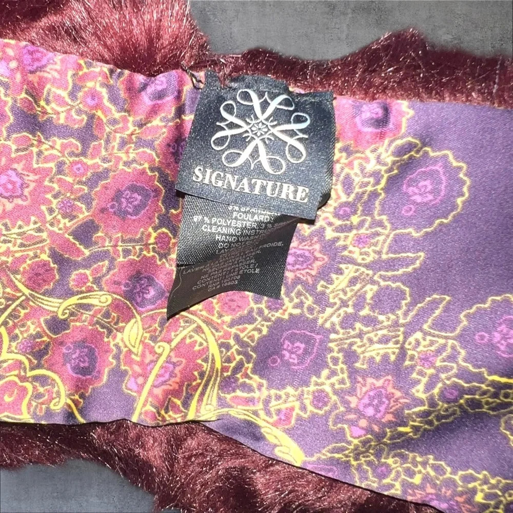 Signature‎ Purple and Yellow Scarf